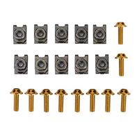 Viti Ergal Moto Kit Bulloni Corpo Carenatura Moto 5x16mm Corpo Carenatura Motocicletta Speed Fastener Clip Dado Vite Spire Speed Fastener Clip Dado Bulloni Filettati e