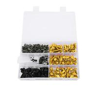 Viti Ergal Oro Viti Ergal Moto Oro adatto per198pz 198pcs/Set Windscreen Fairing Screws M5 M6 Bolts Kit Motorcycle Accessory(Golden)