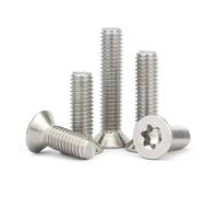 Viti Esagonali Kit Per M2.5 Vite A Testa Svasata Piatta Torx A Sei Lobi Bullone In Acciaio Inossidabile 304 A2-70 GB2673 10 Pz/lotto