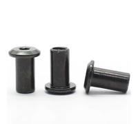 Viti Esagonali Kit Per M4 Nero Zin Placcato Grande Piatto Esagonale Esagono Incassato Testa Rivetto Connettore Inserto Giunto Manica Cap Butt Dado 10 Pz/lotto