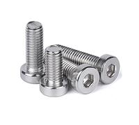 Viti esagonali per mobili, vite a esagono incassato con testa del bicchiere, in acciaio inox 304, viti a esagono incassato sottili con testa del bicchiere, elemento di fissaggio DIN7984 M3 M4 M5 M6 M8