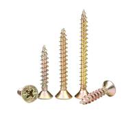 Viti for legno in acciaio al carbonio | M3/M3.5/M4/M5, 10-100 mm, 15/30 pz, Scenario di utilizzo: Armadietto, Mobili e Lavorazione del legno(M4x14 30pcs)