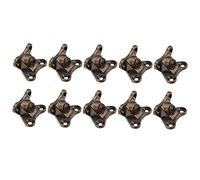 Viti for staffe for impieghi gravosi, 10 pezzi in lega di zinco ispessita con codice angolare a farfalla for mobili, supporto ad angolo retto