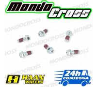 Viti HAANWHEELS disco freno anteriore (6 pezzi) HUSABERG 400 FE 2004 (04)