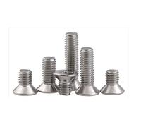 Viti in acciaio inossidabile 304, viti a testa piatta, viti a testa svasata con intaglio a croce, viti a testa piatta per uso domestico-M5 * 12 〖55 capsule