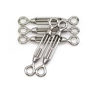 viti in acciaio inossidabile, Tenditore for funi metalliche regolabile Eye & Eye M4/M5/M6 Confezione da 2/5/10 pezzi(M6,2PCS)