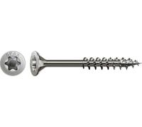 Viti in acciaio inox, 8 x 100 mm, 50 pezzi, filettatura parziale, testa svasata, T-STAR plus T40, 4CUT, in acciaio inox A2-0197000801005