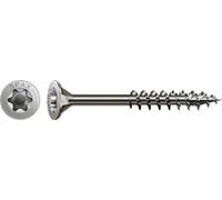 Viti in acciaio inox, 8 x 300 mm, 50 pezzi, filettatura parziale, testa svasata, T-STAR plus T40, 4CUT, in acciaio inox A2-0197000803005