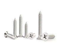 VITI IN ACCIAIO INOX AUTOFILETTANTI TESTA SVASATA D.2,2 2,9 3,5 3,9 4,2 4,8 5,5