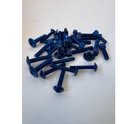 VITI IN ERGAL TESTA CILINDRICA TCEI M8X50 BLU 10 PEZZI