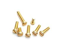 Viti in ottone, Vite a testa cilindrica in ottone con intaglio M0.8 M1 M1.2 M1.4 M1.6 M2 M2.5 M3 M3.5 M4 M5 Vite di riparazione(M3x8 100pcs)