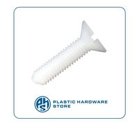 Viti in plastica testa svasata piana DIN963 taglio cacciavite da M2 a M10 - PHS