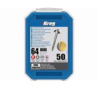 KREG KRE00060 - Vite in zinco 64 mm con filettatura grossa, confezione da 50 viti SML-C250-50-INT