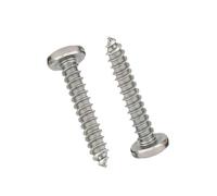 Viti inossidabili, 100 pz M2 .3 Lunghezza 3-30mm In Acciaio Inox 304 Croce Phillips Pan Testa Tonda Vite Autofilettante Viti for legno(20mm,M2-100pcs)