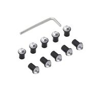 viti inox Universale 10 PCS 15MM Moto Parabrezza Parabrezza Bulloni Kit Moto Vite Di Montaggio Dadi Carenatura Viti Bulloni