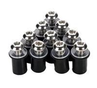 viti inox Universale 10Pcs Moto Per M5 Parabrezza Vite Bulloni Dadi Fissaggio Montaggio Moto Corpo Lavoro Per Kit Di Bulloni