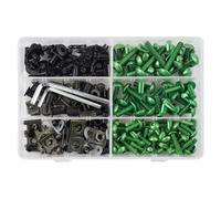 viti inox Universale 253PCS M6 Per M5 Kit Bulloni Della Carenatura Motociclo Clip Fissaggio Moto Rondelle Dadi Viti Assortimento