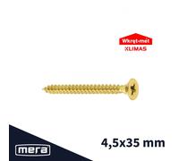 Viti legno Wkręt-met testa svasata 4,5x35 500pz