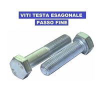 VITI M18x1,5 BULLONI PERNI PASSO FINE TESTA ESAGONALE MB DIN 961 ACCIAIO 8.8