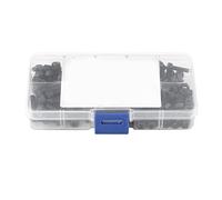Viti M4 in Acciaio al Carbonio 240 Pezzi con Dadi, Lunghezze 6-16mm - Alta Durezza e Resistenza, Set Completo per Fissaggi Industriali e Progetti Fai - da - te