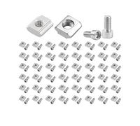 Viti M5 E T - Per Profilati In Alluminio - Componenti In Alluminio Estruso,Per Appassionati Del Fai Da Te, Falegnami, Meccanici, Ingegneri, Tecnici, Hobbisti, Proprietari Di Casa