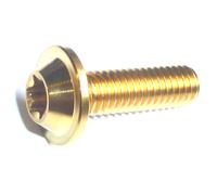 Viti M6 X 35 Mm Titanio Oro M6 Testa Flangiata T30 Torx Bolt Jaybee Racing JBR