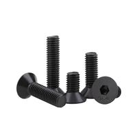 Viti metalliche 2/5 pezzi 3/16-24 5/16-18 grado 10.9 vite a testa svasata esagonale standard britannica bullone a testa piatta(1-3/4",5-16-18(2pcs))