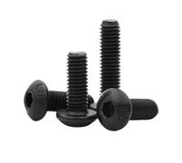 Viti metalliche 5/2 pezzi M8 M10 M12 Grado 12.9 Viti a testa tonda con esagono incassato esagono incassato Bullone(40mm,M12 (2pcs))
