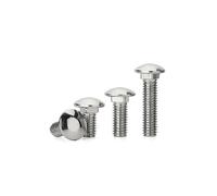 Viti Metalliche Bullone a Testa Tonda da 2 Pezzi Bullone a Testa Tonda M12 Bullone a Testa Tonda in Acciaio Inossidabile 304 Collo Quadrato a Testa Tonda(M12*30)