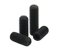 Viti metalliche, viti 10 pezzi M5 M6 M8 in acciaio al carbonio con esagono incassato, senza testa, punta a tazza, estremità concava, bullone(20mm (10pcs),M6)