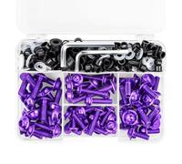 Viti moto Compatibile Con Suzuki Per Gsxr600 Gsxr750 Gsxr1000 190PCS Moto Parabrezza Carenatura Bulloni Fissaggio Clip Viti Kit Moto Dado Completo Bulloni Kit