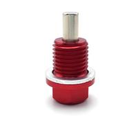 Viti Moto Compatibile Con Yamaha Per XT350 Per XT600 Tappo Scarico Olio Magnetico Per Bullone Dado Tappo Scarico Della Coppa Dell'olio Accessori Per Motociclette Ricambio(Red)