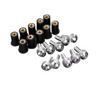 Viti motociclette Universale 10 PCS Motocross Parte Kit Carenatura Pit Fissaggio Dadi Bulloni Accessori Dado Moto Kit Completo Di Bulloni