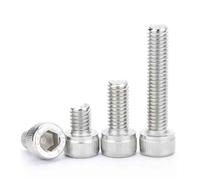 Viti multiuso 20PCS M6 Hex Socket Head Cap Screw, 10 Sizes Allen 304 Stainless Steel Bolts(M6x30mm)