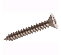 Viti Truciolari Acciaio Inox A2 per Legno Testa Piana Svasata Nautica vari diam.