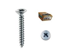 Mustad Vite per legno Panelvit TSP Autofilettante 5x40 mm Inox A2 Testa svasata piana 200 pezzi