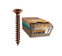 MUSTAD VITI PER LEGNO TRUCIOLARE BRONZATA PANELVIT CROCE PZ TESTA SVASATA PIANA
