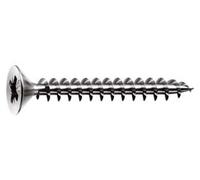 VITI PANEL-VIT TESTA SVASATA PIANA ACCIAIO INOX- - ø mm.4x20 - 200 pezzi MUSTAD