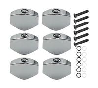 Viti per accordatore per chitarra, 6 pezzi volante in metallo per strumento, parti per chitarra con accordatore di bloccaggio, per la riparazione di manutenzione giocatori musicisti home