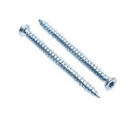 Viti per Calcestruzzo Testa Svasata Torx Tx30 in Acciaio Temprato Zincato Viti Autofilettanti per Muro (Quantità da 100) Taglia 7.5mm x 132 mm