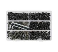 Viti per carene moto Per 1200 T595 600 650 675 900 955i Daytona 675R 223 pezzi Bulloni per carenatura parabrezza Clip di fissaggio Viti per carrozzeria(Black)
