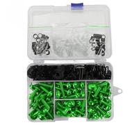 Viti Per Carene Per Moto Per Guzzi V7 Racer/Stone Special Classic V9 Bobber Audace Eldorado Dadi E Clip Per Carrozzeria Viti Carenatura Di Fissaggio(Verde)