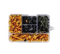 Viti per carrozzeria Kit Completo Bulloni Per Carenatura Per Aprilia RS660 TUONO 660 V4 1100RR RSV4 1100 Factory RSV1000 RSV 1000 R RR RF Kit Completo Carenatura Per Motocicletta Dadi Bulloni(Jaune)