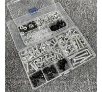 Viti per carrozzeria Kit Viti Per Carrozzeria Moto Per Yamaha Xvs 650 1100 Aerox 50 155 Aerox155 700 Ltz 400 Xmax300 Bulloni Carenatura Dado(Silver)