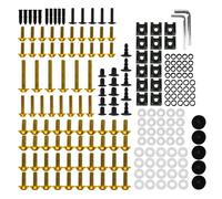 Viti per carrozzeria Parti Modificate Per Motociclette Per HONDA Cb750 CB919 Cb900f CB599/CB600F Per Hornet 250 Viti Per Parabrezza Kit Bulloni Per Carenatura Motocicletta(Jaune)