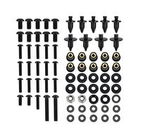 Viti per carrozzeria per Honda VFR800 VFR 800 2002-2013 2012 2011 2010 2009 2008 2007 2006 2005 2004 2003 Carena Bulloni Kit Carena Pinze velocità Viti Moto in Acciaio Inox (Color : Black)