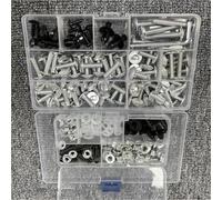 Viti per carrozzeria Ricambi Per Motociclette Per Suzuki Gsxs Gsx S750 S1000 Gsx-s Bandit Drz Ltz Per Burgman 650 400 Drz400 Kit Bulloni E Dadi Per Carenatura Carrozzeria Viti(Silver)