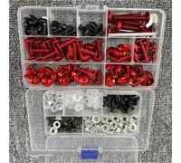Viti per carrozzeria Ricambi Per Motociclette Per Suzuki Gsxs Gsx S750 S1000 Gsx-s Bandit Drz Ltz Per Burgman 650 400 Drz400 Kit Bulloni E Dadi Per Carenatura Carrozzeria Viti(Red)