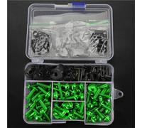 Viti per carrozzeria Viti Clip Dado Copri Bulloni Per KAWASAKI Per NINJA 1000 650 400 Z650 Z750 Z800 Z1000 SX Z900 RS Z400 Z300 Kit Completo Bulloni Carenatura Completa Moto(Vert)