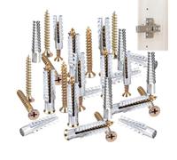 Viti per cartongesso | tasselli - di fissaggio per mobili Foratura calcestruzzo Pannelli Armadio Montaggio Immagini - Mobili porta Libri Armadio